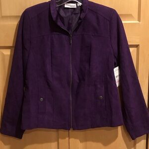 New Studio Works Women's Deep Purple Bomber Jacket